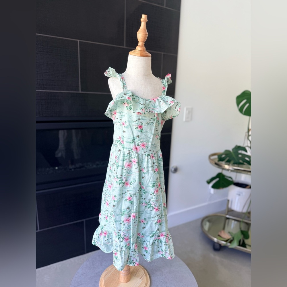 Janie and Jack Mint tiki Dress - Picture 2 of 7